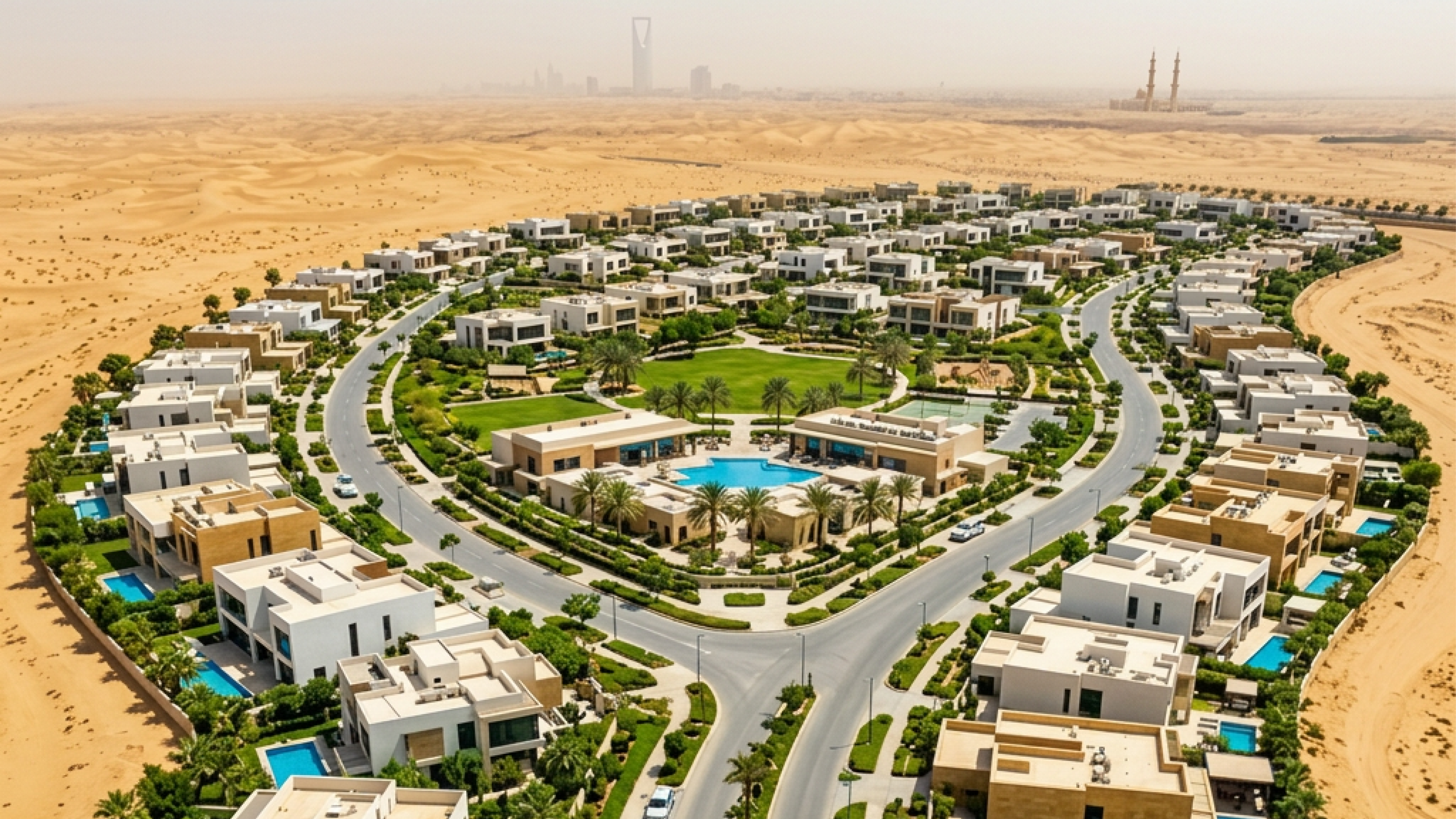 Modern compound entrance